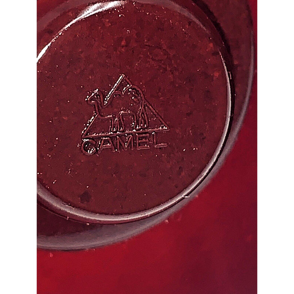 Aluminum Tea Kettle with Red Lid and Handle -Camel Farmhouse Chic ! Gallon GUC - Picture 7 of 13